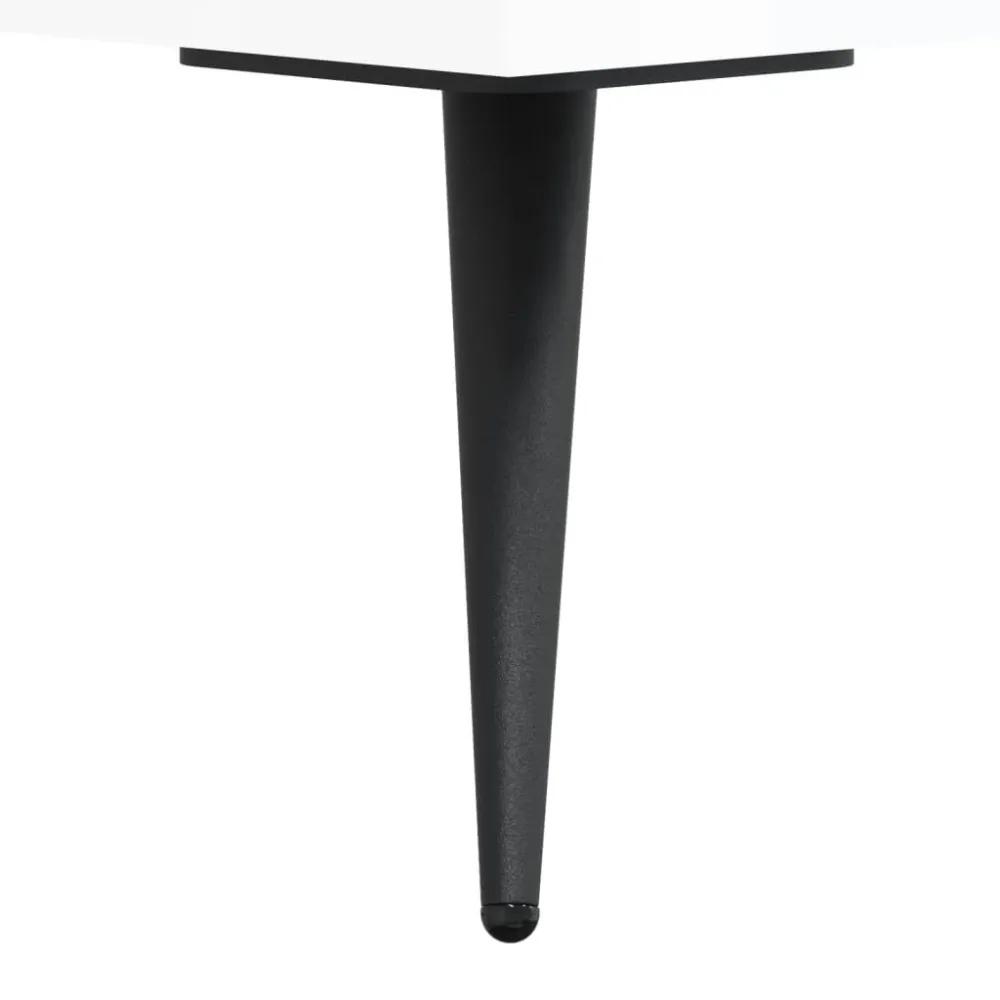 Banc à chaussures bottes commode étagère meuble entrée rangement brillant 102 x 35 x 55 cm bois d'ingénierie blanc 02_0022893