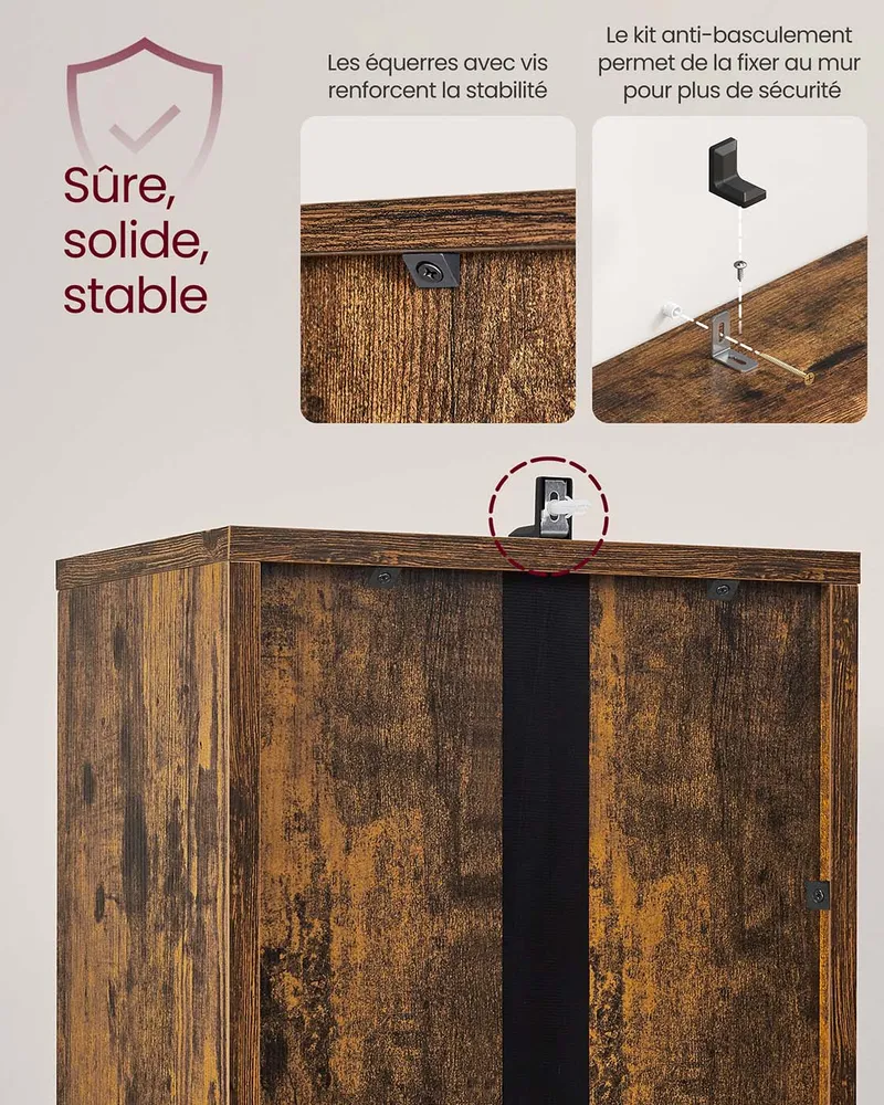 Bibliothèque étagère haute sur 6 niveaux avec porte meuble de rangement ouvert 24 x 318 x 175 cm pour salon bureau salle à...