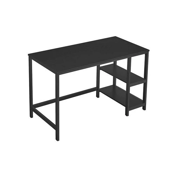 Bureau d'ordinateur VASAGLE avec étagères noir LWD047B16 se procurer à bas prix
