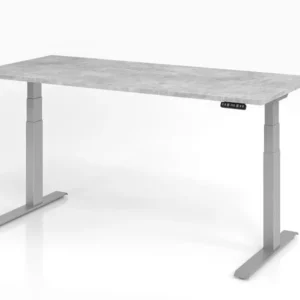 Bureau Hammerbacher XDKB19 180 x 80 cm plateau : béton épaisseur 25 mm chant épais en ABS forme rectangulaire VXDKB19/M/S...