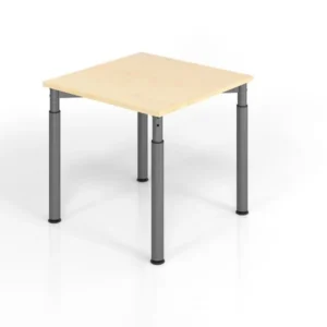 Bureau Hammerbacher YS08 80 x 80 cm plateau : érable épaisseur 25 mm chant épais en ABS forme rectangulaire graphite VYS08...