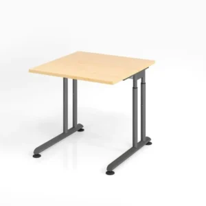 Bureau Hammerbacher ZS08 80 x 80 cm plateau : érable épaisseur 25 mm chant épais en ABS forme rectangulaire VZS08/3/G acqu...