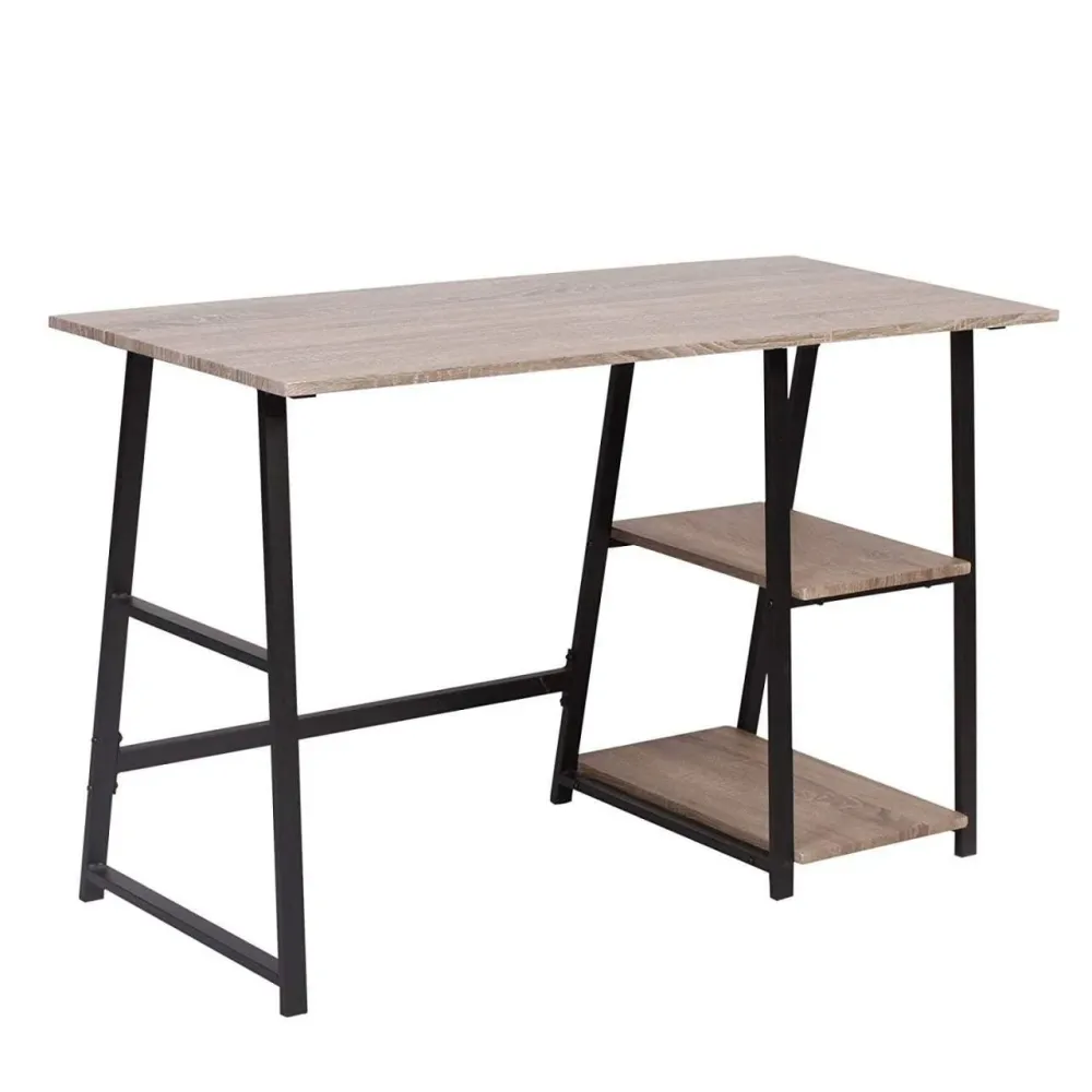 Organisateur Modulable Bureau d'ordinateur 2 étagères pour un imposant rangement 120 cm 19_0000511