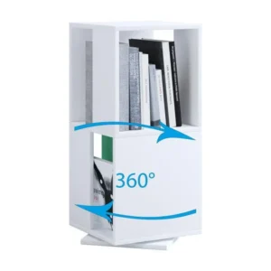 StiftaL étagère de bureau 2 tablettes blanc. avec Compartiments Multiples