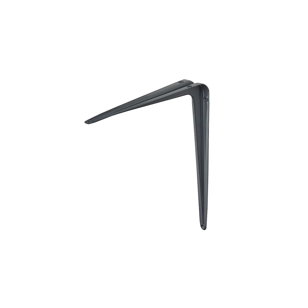 Support apparent nervuré gris 200x250 Fischer pour étagères Design minimaliste