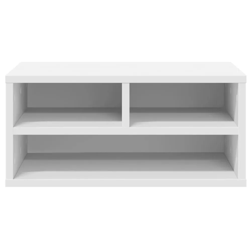 Support d'imprimante table meuble bureau 49 x 40 x 22,5 cm bois d'ingénierie blanc 02_0044736
