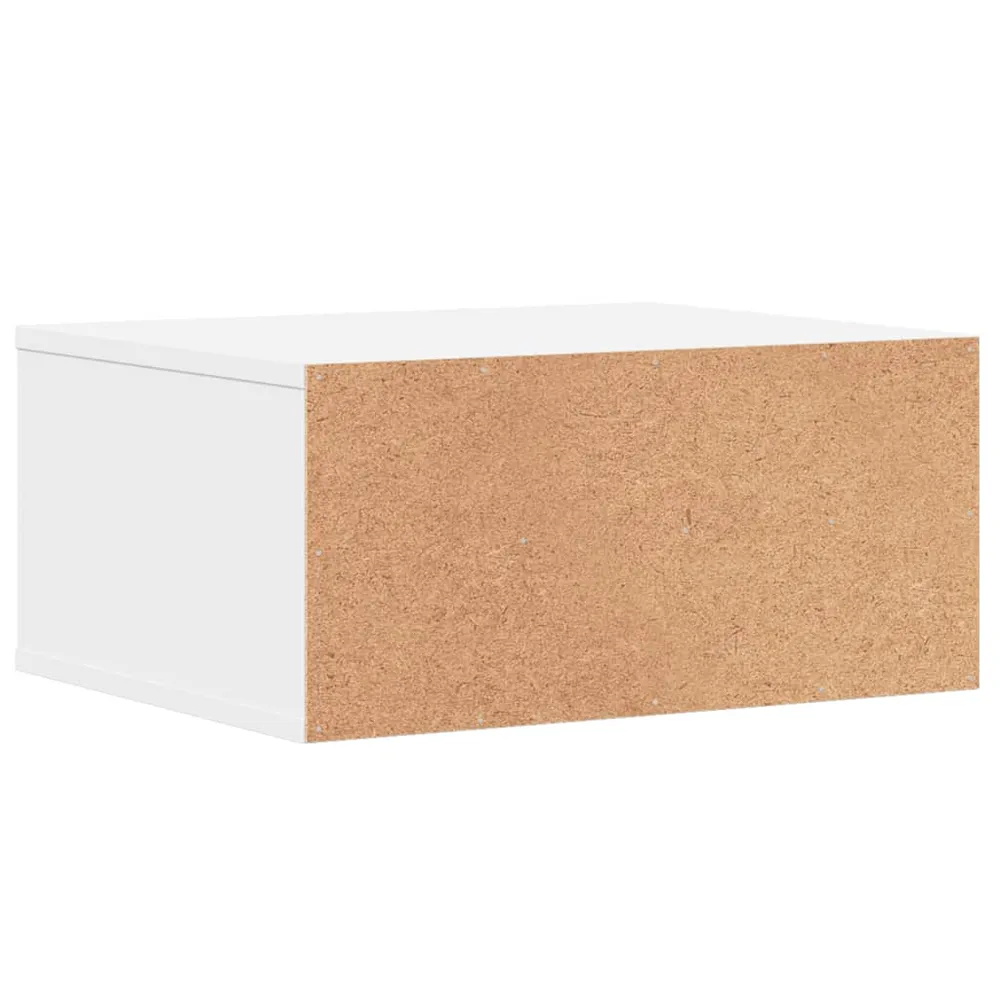 Support d'imprimante table meuble bureau 49 x 40 x 22,5 cm bois d'ingénierie blanc 02_0044736