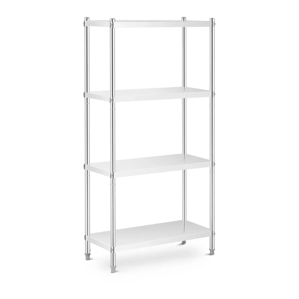 Étagère acier inoxydable inox 90 x 40 x 180 cm 200 kg professionnel 14_0005182