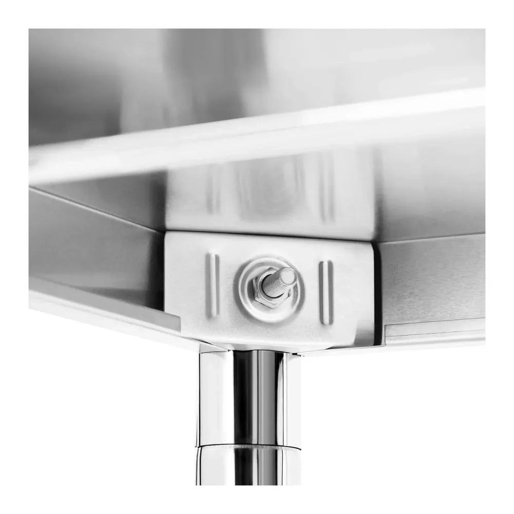 Étagère acier inoxydable inox 70 x 60 x 180 cm 200 kg professionnel 14_0005185