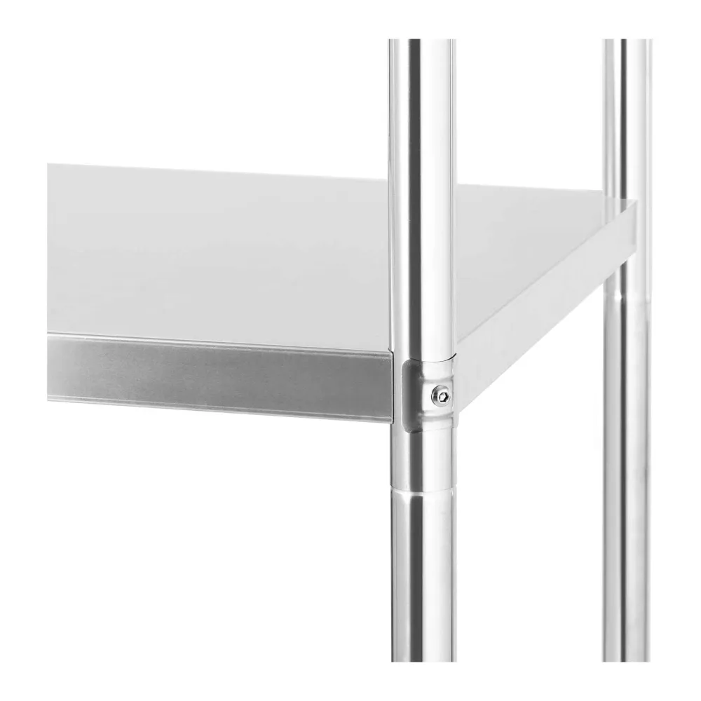 Étagère acier inoxydable inox 70 x 60 x 180 cm 200 kg professionnel 14_0005185