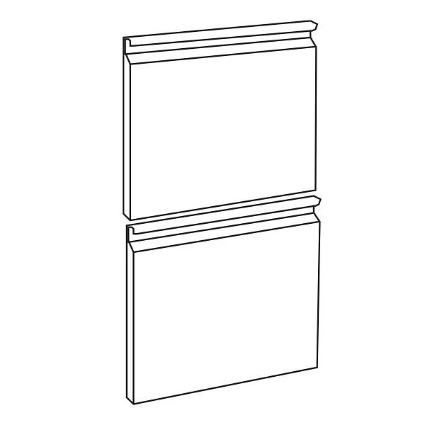 Vaiotec lot de 2 tiroirs pour tables réfrigérantes EASYLINE 700 capacité de charge max. 50 kg par tiroir 42x59x31 cm 11253...