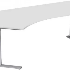 Archivage Premium bureau geramöbel 135° gauche rigide revêtement de base C en option 2166x1130x720 gris évident/argent N-6...