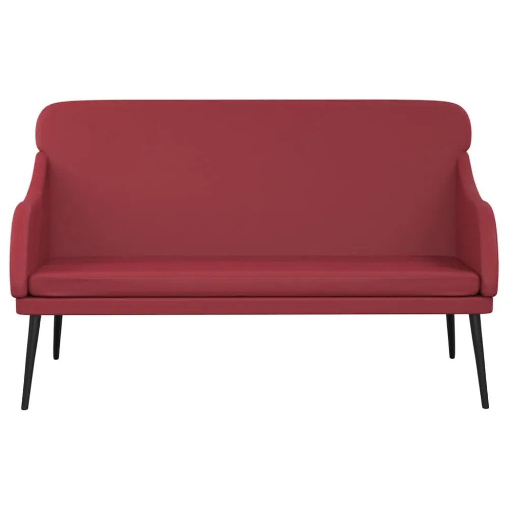 Organisateur de tiroir Banc banquette rouge bordeau x 110 x 76 x 80 cm synthétique 02_0010707