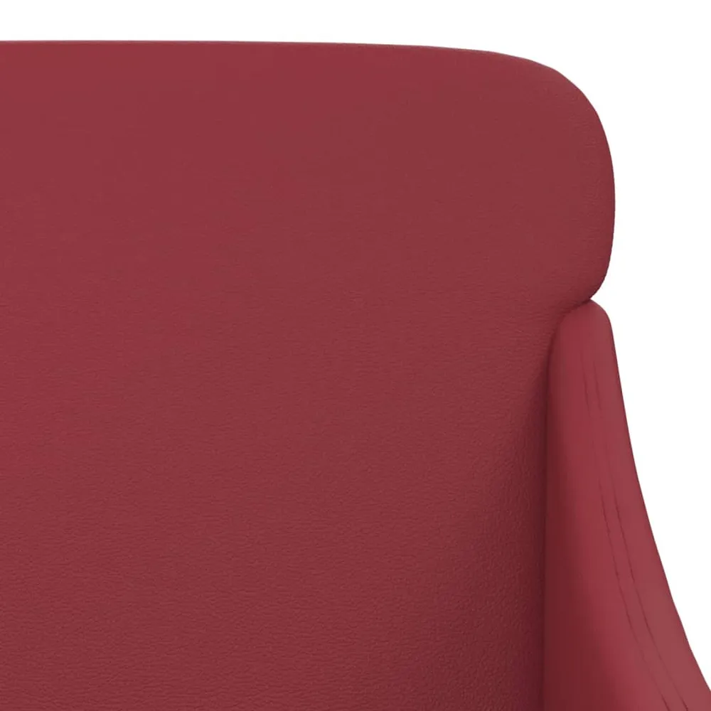 Organisateur de tiroir Banc banquette rouge bordeau x 110 x 76 x 80 cm synthétique 02_0010707