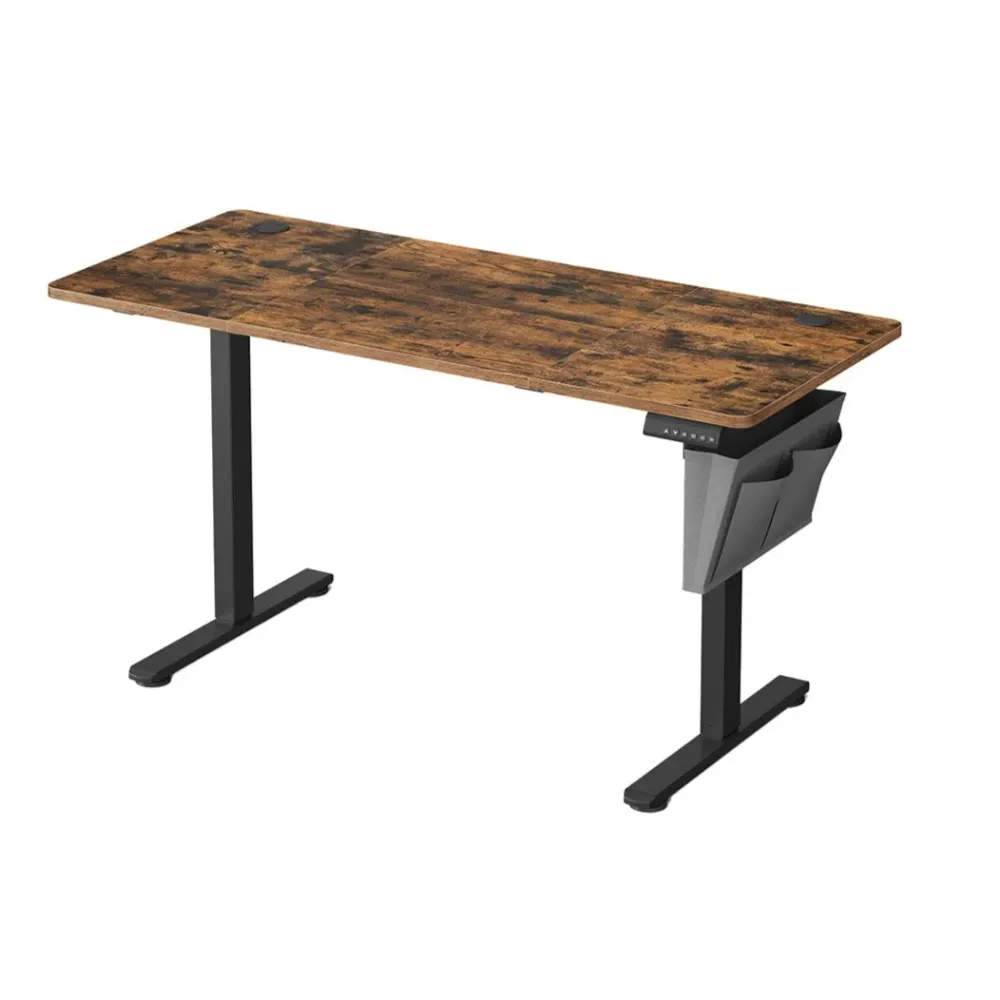 Plateau de bureau Bureau électrique assis-debout bureau réglable en hauteur 60 x 120 x (72-120) cm 4 hauteurs mémorisables...