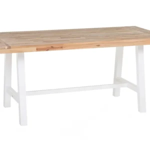 Acacia Dining Table 170 x 80 cm Blanc pur SCANIA