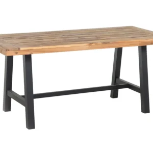 Acacia Dining Table 170 x 80 cm Noir jais SCANIA