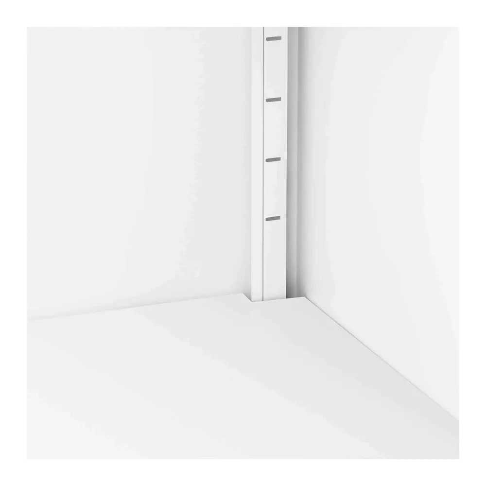 Armoire bureau verrouillable 40 x 91,5 x 102 cm acier blanc 14_0006029 avec Câbles HDMI et VGA