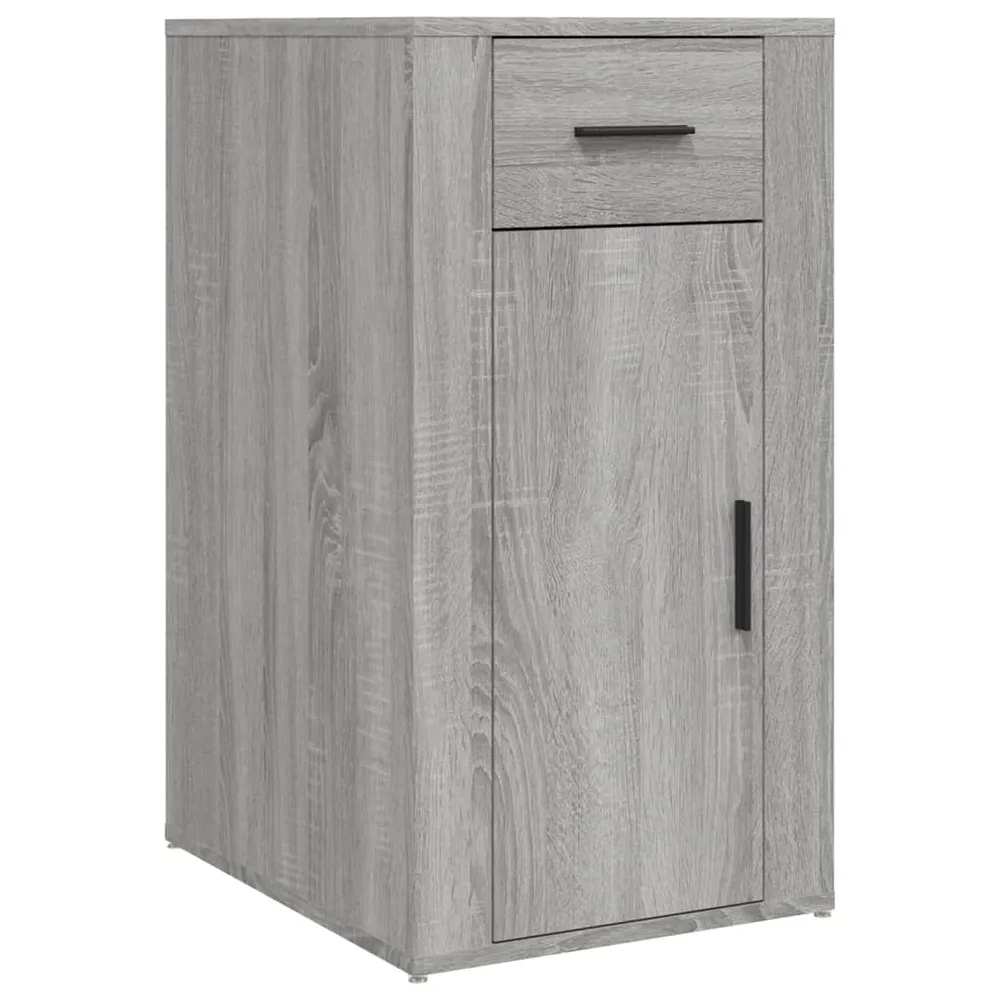 Bureau table poste de travail meuble d'ordinateur informatique étude avec armoire sonoma bois d'ingénierie gris 02_0023400...
