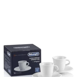 DeLonghi Porcelain Espresso Cups - Blanc pur
