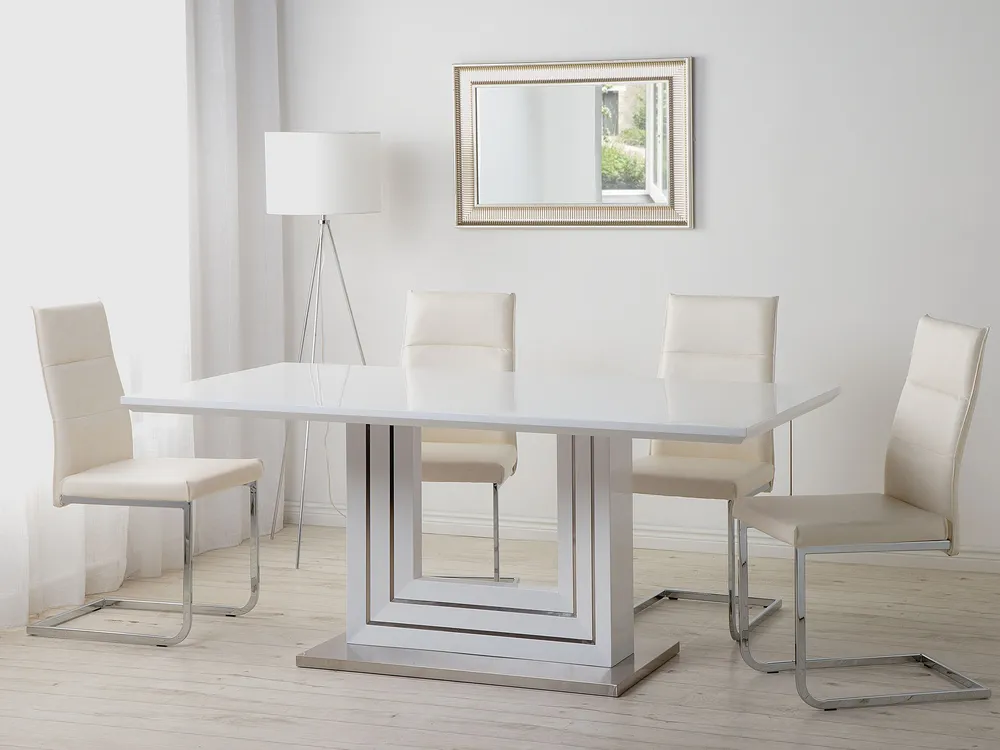 Dining Table 180 x 90 cm Blanc pur KALONA