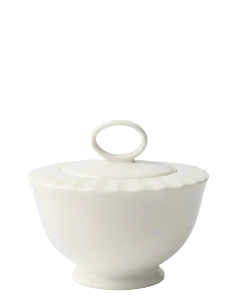 Jenna Clifford Sugar Bowl - Blanc pur