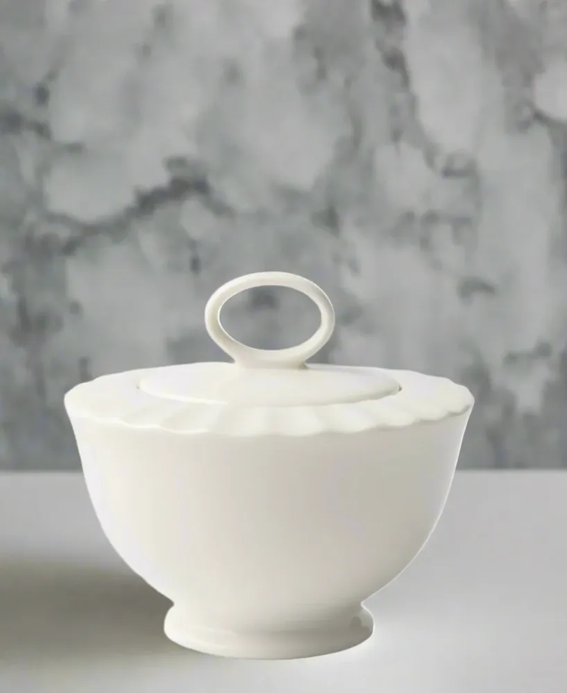 Jenna Clifford Sugar Bowl - Blanc pur