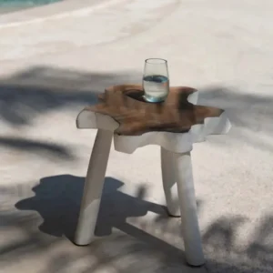 Organic Side Table - Natural White