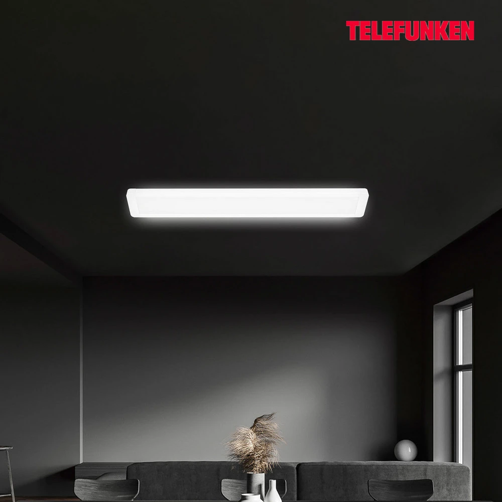 Panneau LED Poel longueur 91,5 cm 37 W blanc 840 avec Support de Plafond