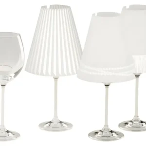 Photophores de table design la belle hélène Blanc PA Design avec Télécommande