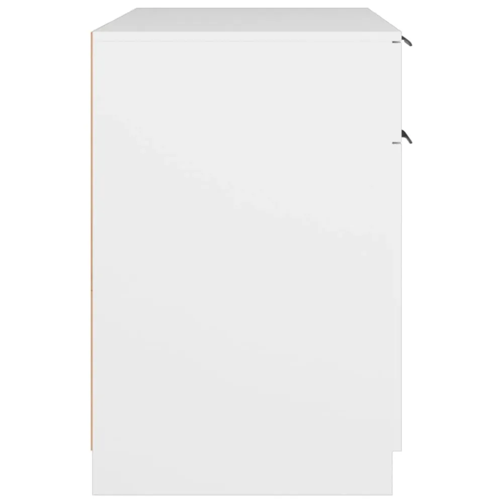Pointeur Laser Bureau table poste de travail meuble d'ordinateur informatique étude 100 x 50 x 75 cm bois d'ingénierie bla...
