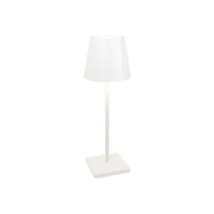 Poldina L Desk Lampe de table LED blanche sur batterie et dimmable