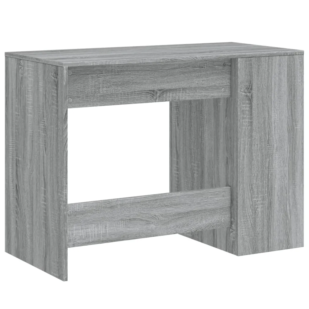 Premium Compatible VGA/HDMI Bureau table poste de travail meuble d'ordinateur informatique étude sonoma 102 x 50 x 75 cm b...