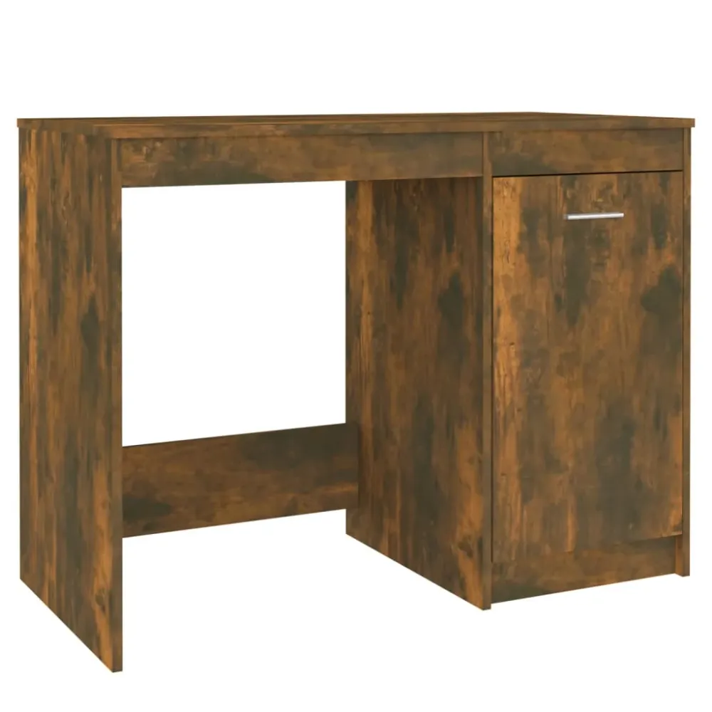 Professionnel Haute Définition Bureau table poste de travail meuble d'ordinateur informatique étude chêne fumé 100 x 50 x...