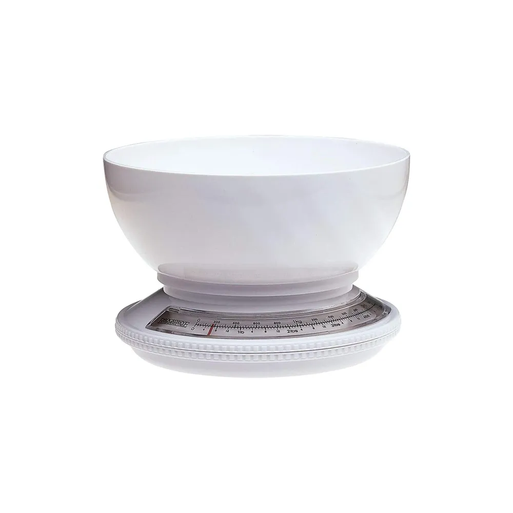 Progressive Kitchen Scale Blanc pur avec Mallette de Transport
