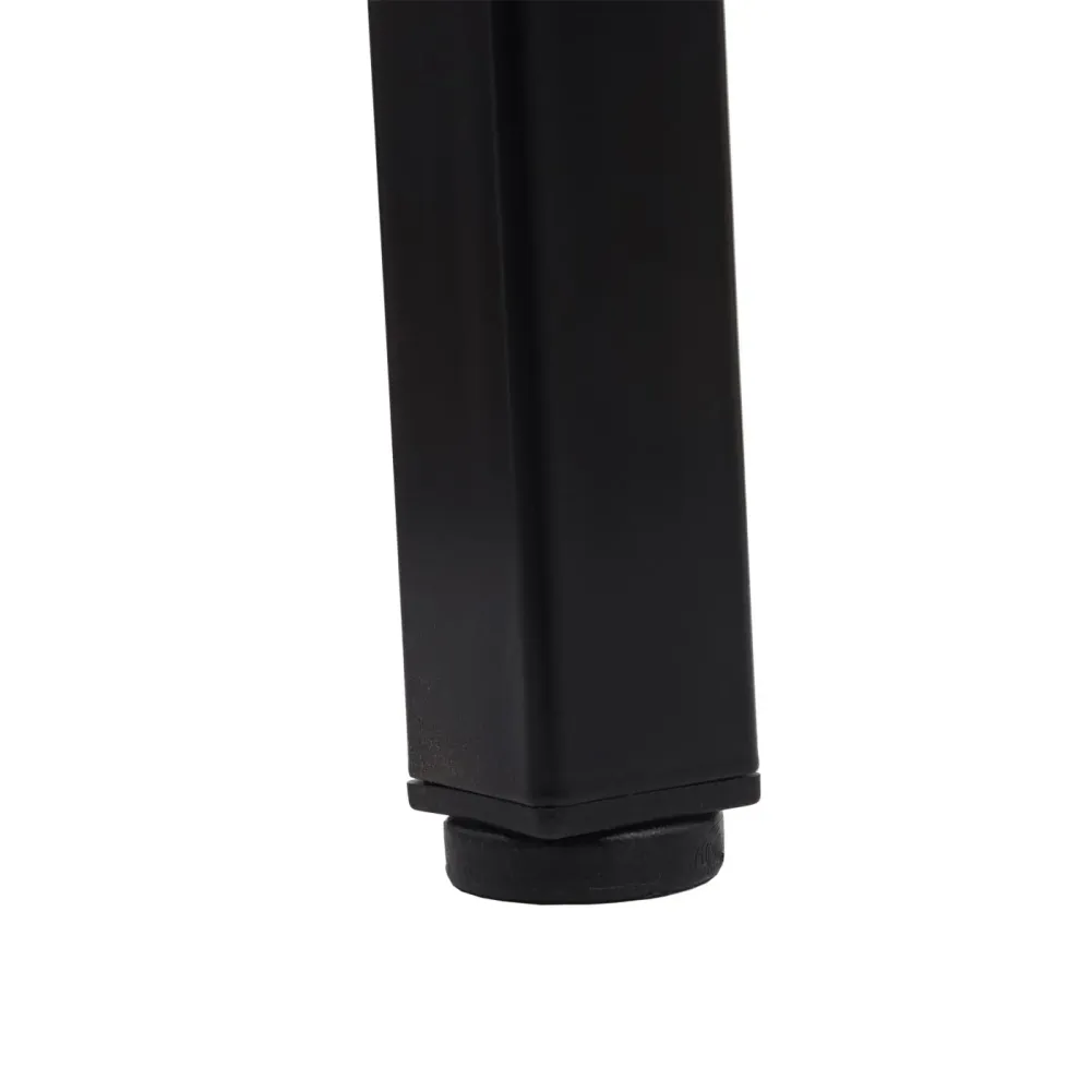 Projecteur Portable Bureau table d'ordinateur 120x80cm en MDF aspect chêne et acier noir 04_0001391