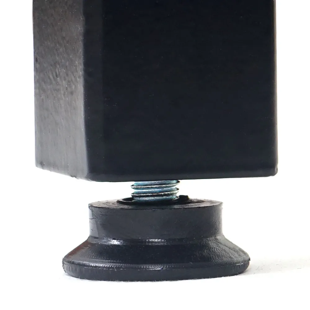 Projecteur Portable Bureau table d'ordinateur 120x80cm en MDF aspect chêne et acier noir 04_0001391