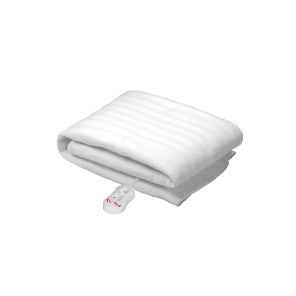 Red Hart 188 x 91cm Unique Electric Blanket White avec Focale Courte