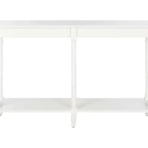 Table d'appoint Blanc 130 X 34 X 80.01 cm - Freeda pour Vidéoconférence