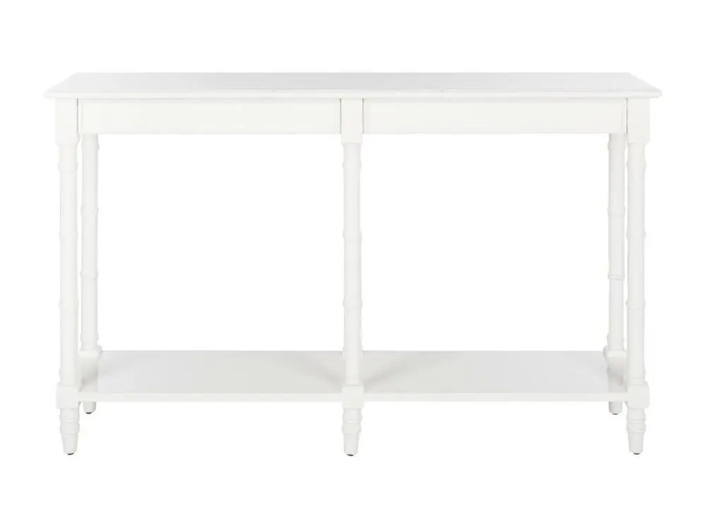 Table d'appoint Blanc 130 X 34 X 80.01 cm - Freeda pour Vidéoconférence