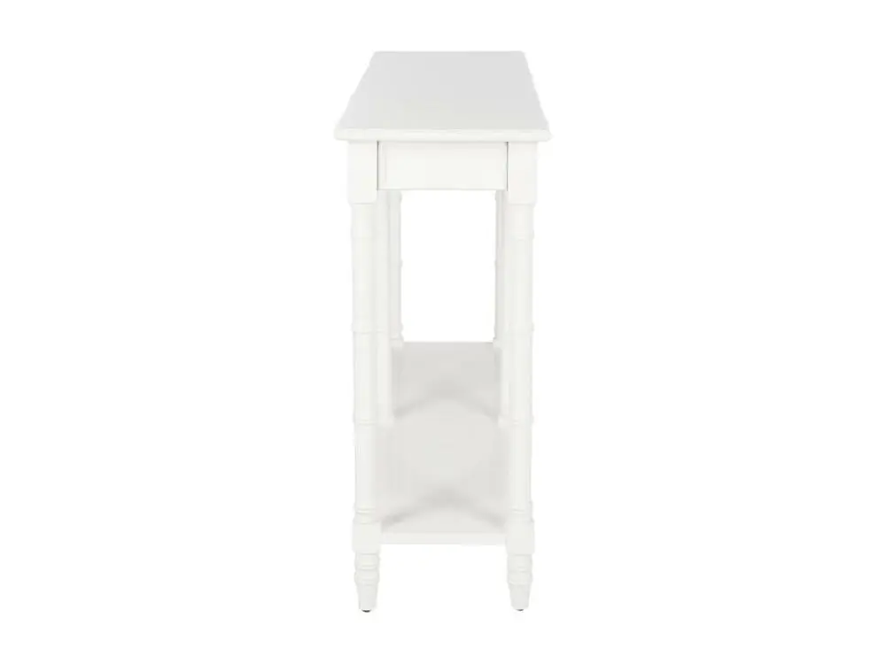 Table d'appoint Blanc 130 X 34 X 80.01 cm - Freeda pour Vidéoconférence
