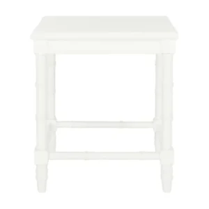 Table d'appoint Blanc 50 X 50 X 55.88 cm - Sylva avec Résolution HD
