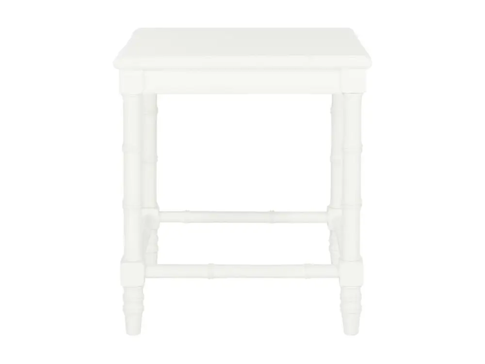Table d'appoint Blanc 50 X 50 X 55.88 cm - Sylva avec Résolution HD