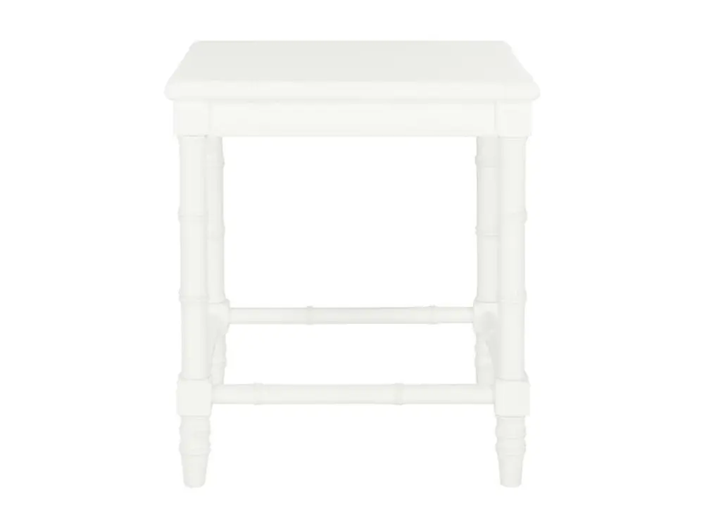 Table d'appoint Blanc 50 X 50 X 55.88 cm - Sylva avec Résolution HD
