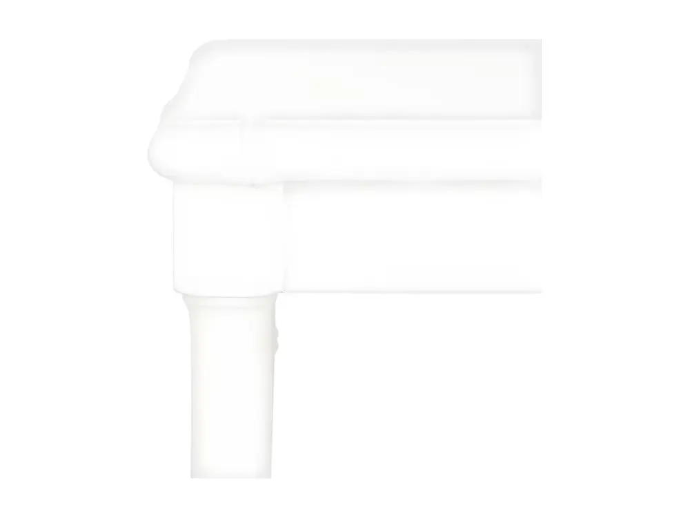 Table d'appoint Blanc 50 X 50 X 55.88 cm - Sylva avec Résolution HD