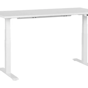 Table à hauteur ajustable Électrique Blanc DESTINES avec Résolution HD