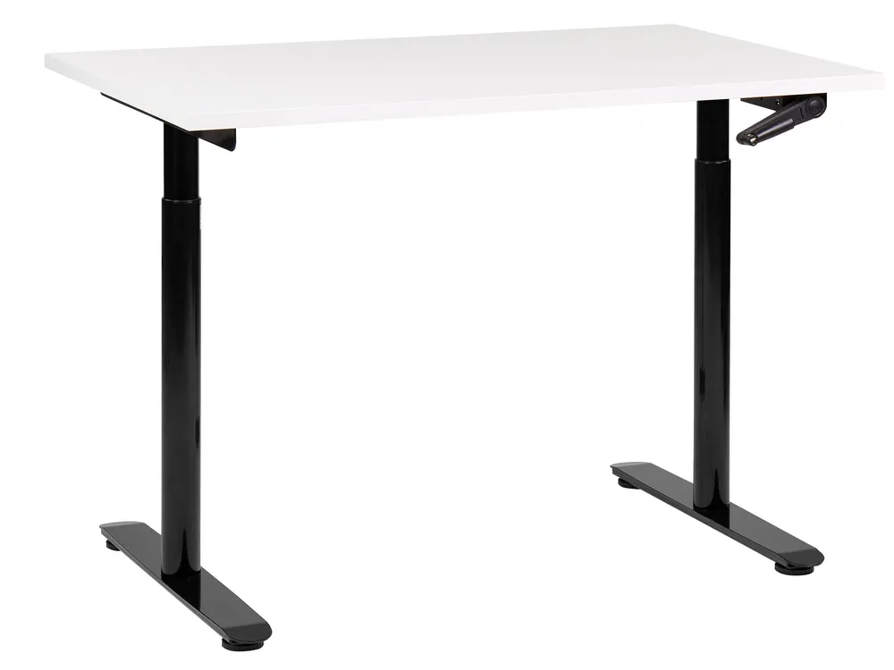 Table à hauteur ajustable Manuel Blanc DESTINAS compatible avec PowerPoint