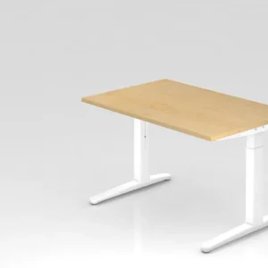 Tableau Blanc Interactif Bureau Hammerbacher base C 120x80cm érable/blanc coulisses en aluminium blanc VXB12/3/WW prendre...