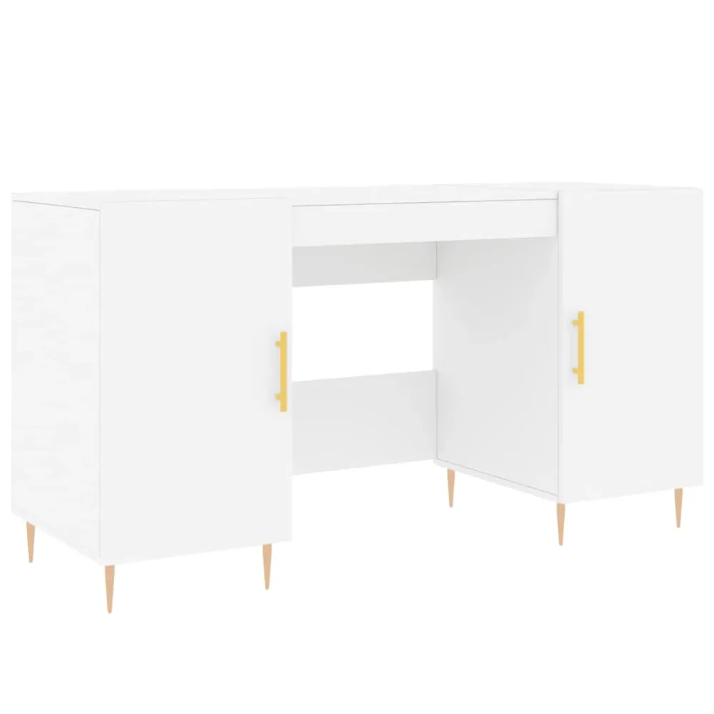 Tableau Blanc Interactif Bureau table poste de travail meuble d'ordinateur informatique étude 140 x 50 x 75 cm bois d'ingé...
