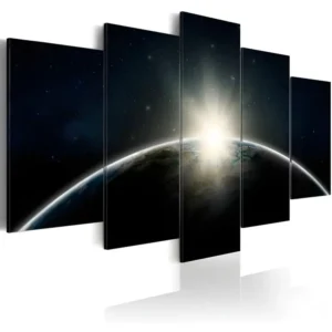 Tableau Blanc Interactif Tableau Blue planet - Earth : Taille - 200 x 100 cm